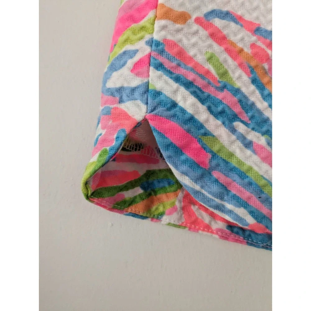 Lilly Pulitzer Sz 10 ADIE Bold Shellebrate Pink Print Shorts - Picture 3 of 8